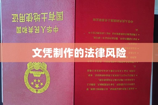 学甲文凭制作的法律风险