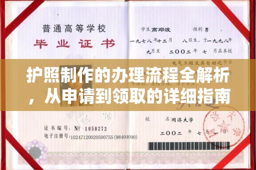 学甲护照制作的办理流程全解析，从申请到领取的详细指南