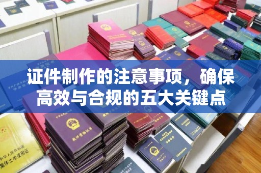学甲证件制作的注意事项，确保高效与合规的五大关键点