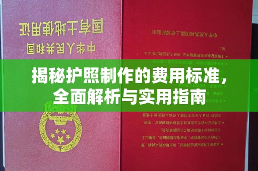 学甲揭秘护照制作的费用标准，全面解析与实用指南