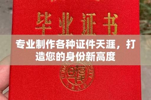 学甲专业制作各种证件天涯，打造您的身份新高度