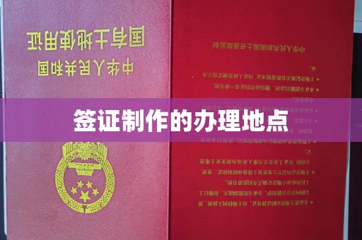 学甲签证制作的办理地点