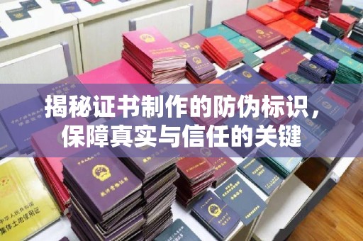 学甲揭秘证书制作的防伪标识，保障真实与信任的关键